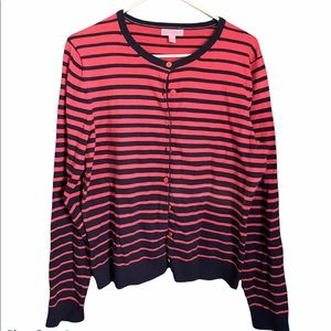 Women’s Large Lilly Pulitzer Striped Cardigan